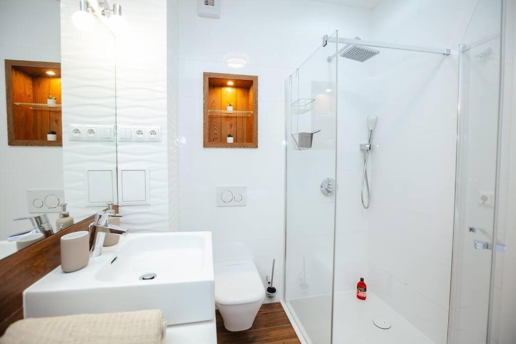Modern, Spacious With Garage And Balcony Apartment Warsaw